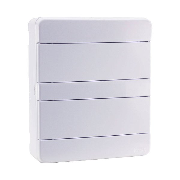 Quadro de Distribuição c/ Barramento Neutro / Terra – Sobrepor – 24 – DIN