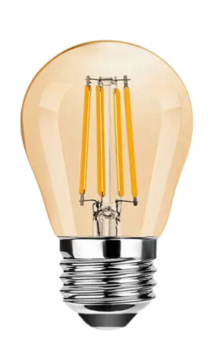 LED filamento bulbo E27 G45   Mini globo 4W