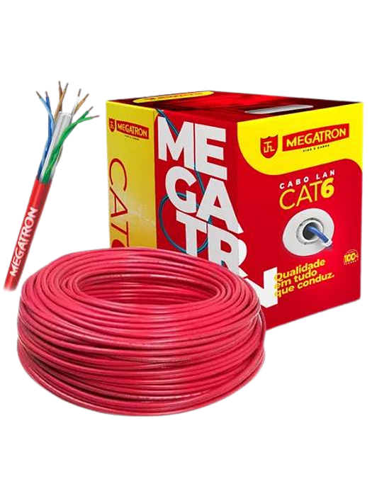 CABO DE COMUN. DE DADOS LAN 4P CAT6 CX 305M VM