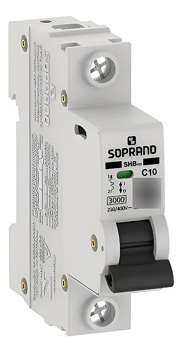 Disjuntor mono soprano 10a