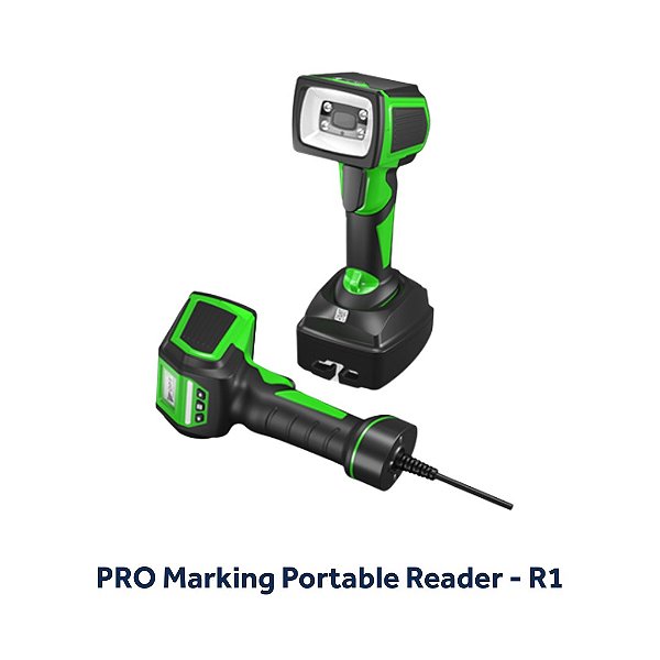Leitor de Códigos Industrial Sem Fio PRO Marking Portable Reader R1