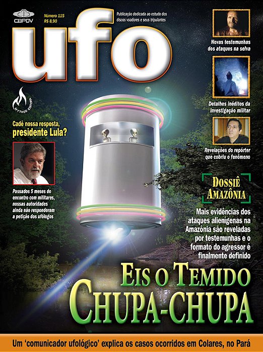 Revista UFO 115 - Eis o Temido Chupa-Chupa