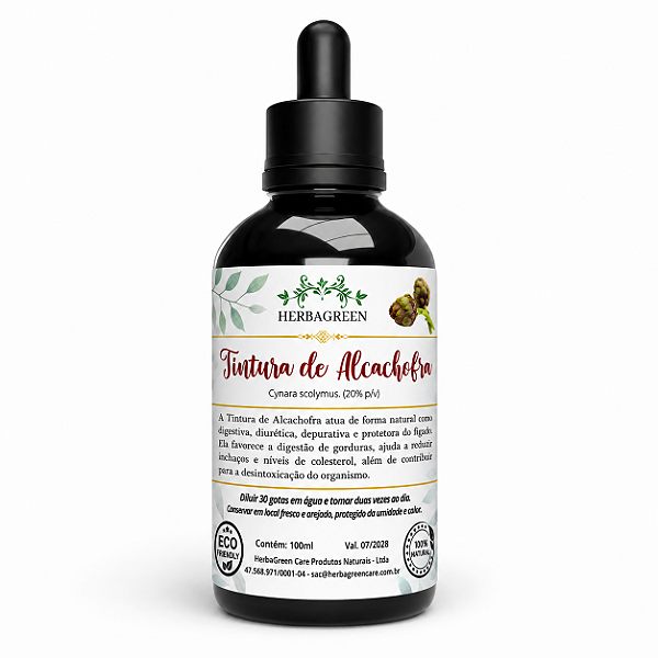 TINTURA DE ALCACHOFRA - 100ml