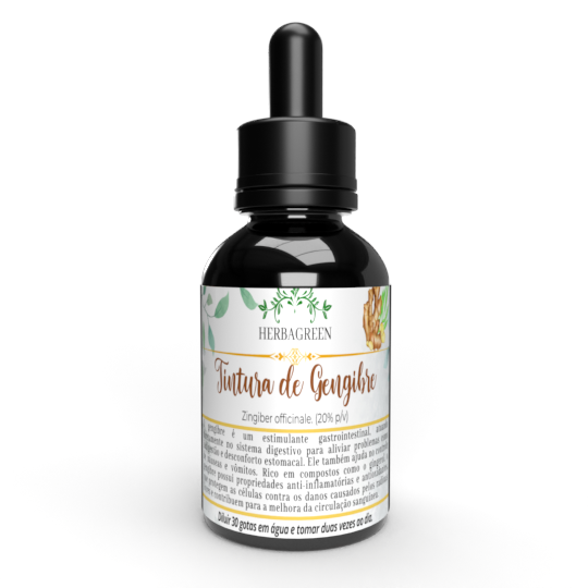TINTURA DE GENGIBRE - 100ML