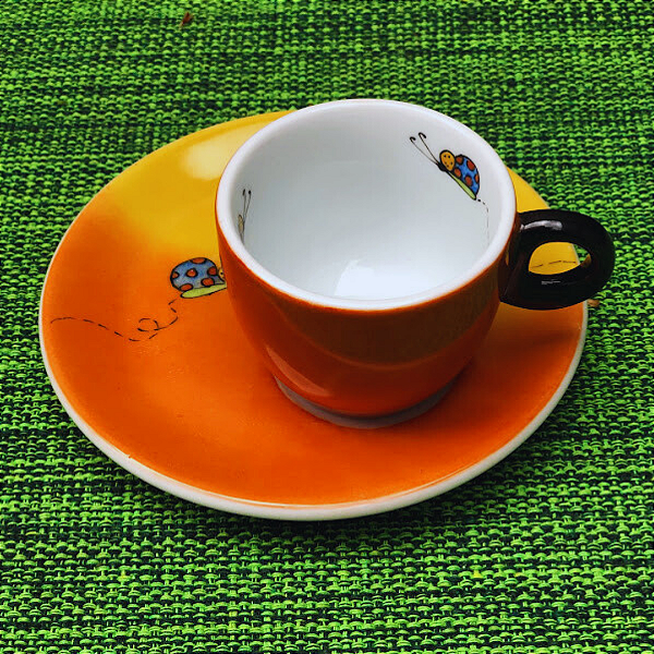 Xícara de café - 2 peças - Borboleta