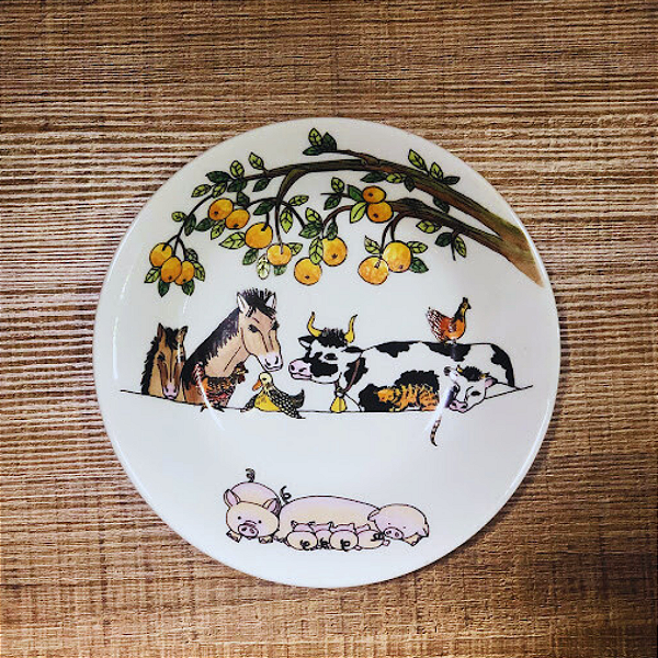 Prato de sopa Fazenda - Infantil