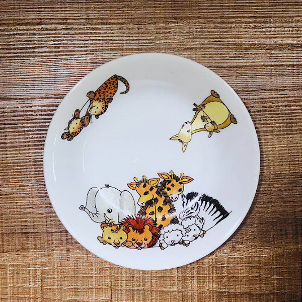 Prato de sopa Zoológico - Infantil