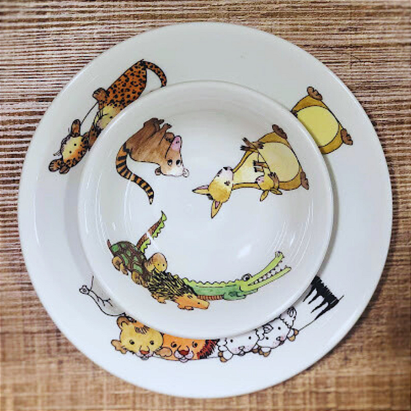 Conjunto Zoológico - 2 peças - Infantil