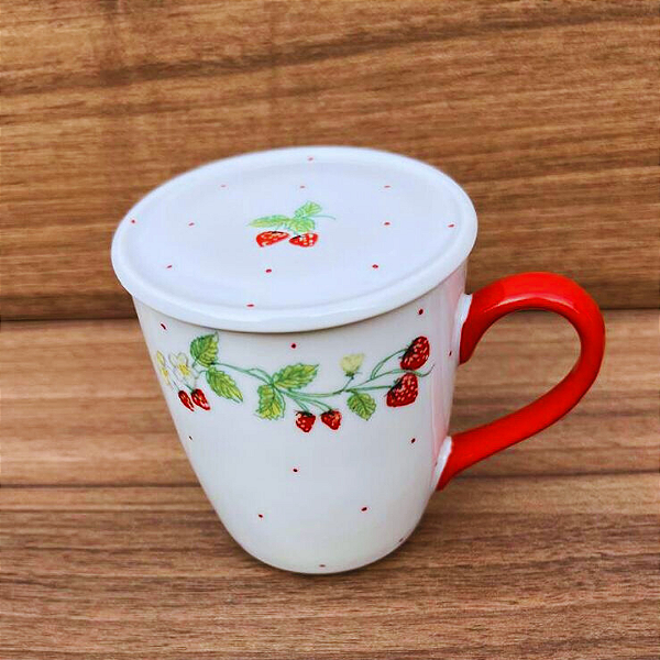 Caneca 220 ml - com tampa - Hannah