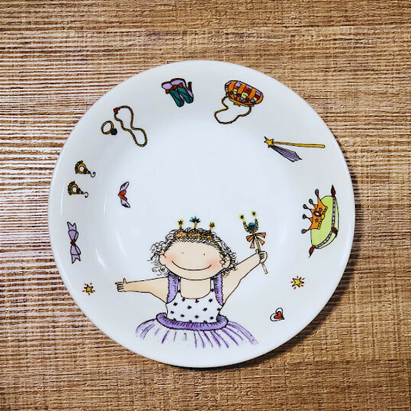 Prato de sopa Princesa Cetro - Infantil