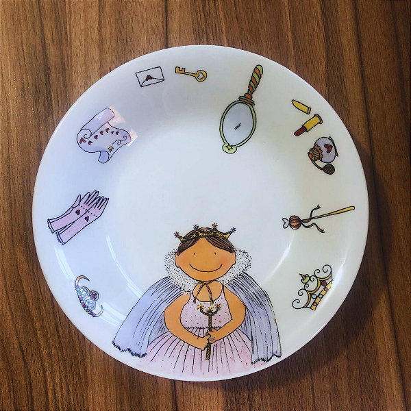 Prato de sopa Princesa Capa - Infantil