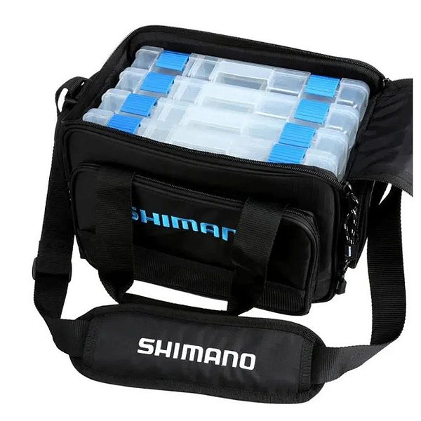 Bolsa Shimano Baltica - Preto e Azul - G