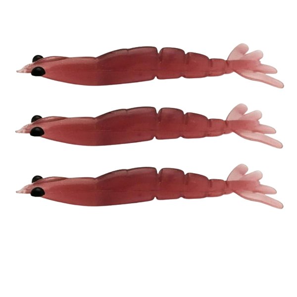 Isca Camarão Monster 3X X-Move / 9Cm - 3Un