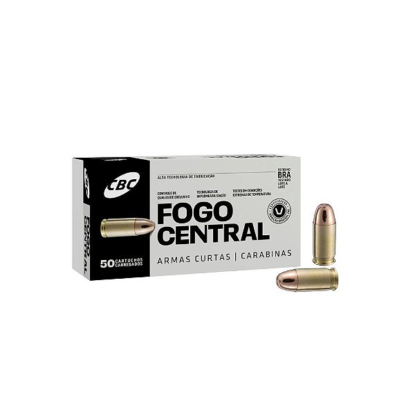 Municao .380ACP CBC TREINA ETOG 95gr - UN
