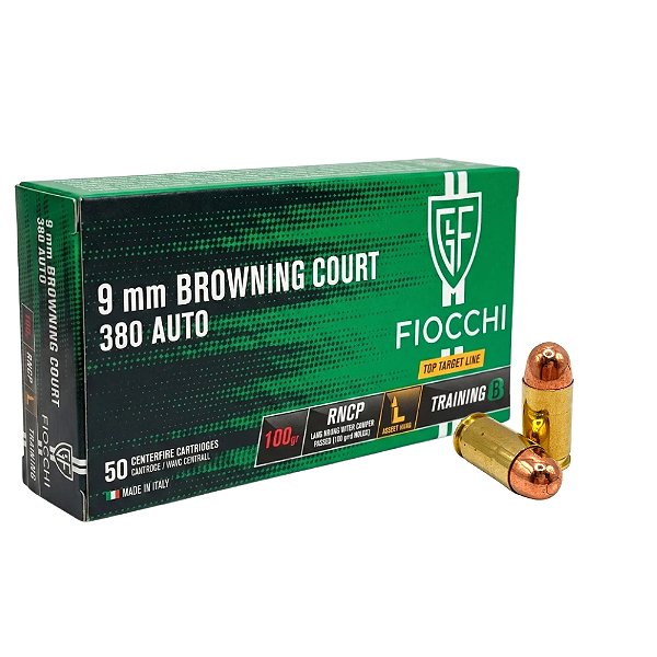 Municao .380ACP Fiocchi LL RNCP 100gr - UN