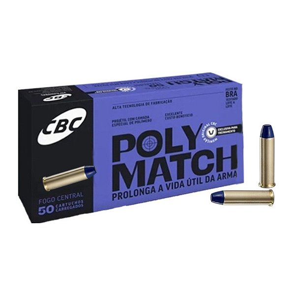 Municao .357MAG CBC Polymatch EXPP - 158gr - UN