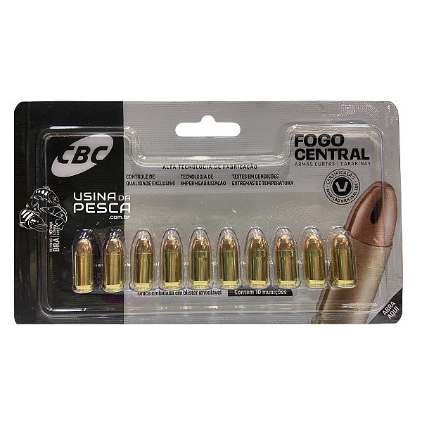 Municao CBC .380ACP ETOG 95gr Blister - UN