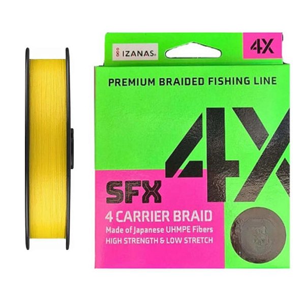 Linha Multi Rapala - SFX 4X / 135m - Amarela