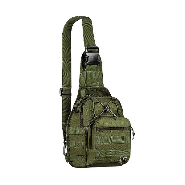 Bolsa de Ombro BrForce Patrulha - Verde Oliva