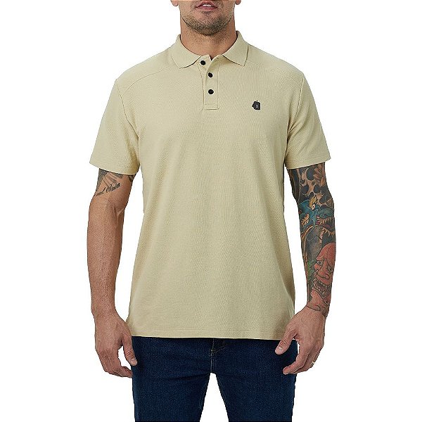 Camisa Polo Invictus Division - Caqui
