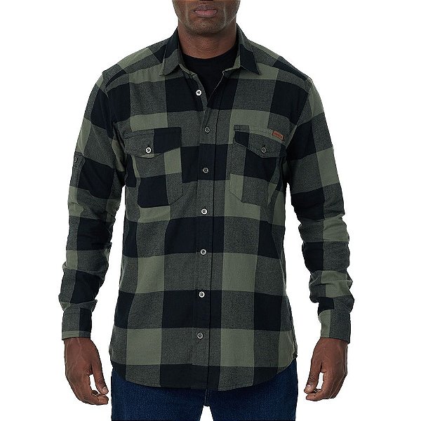 Camisa Flanela Invictus Lumberjack - Verde - Masculino