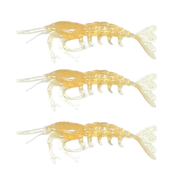 Isca Pure Strike Real Shrimp 80 / 8 Cm - 3Un