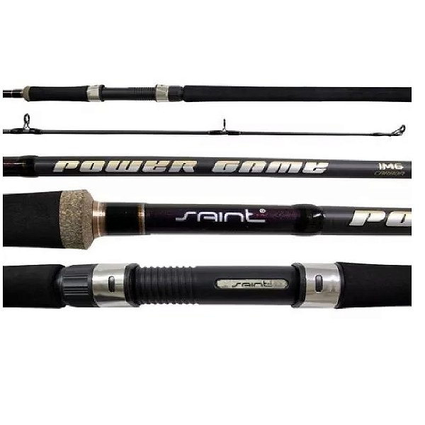 Vara Saint Plus Power Game 20 40 Lbs 8 0 (2,40m) - Molinete (2 Partes)