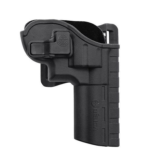 Coldre Bélica Revolver Passador Destro - Preto