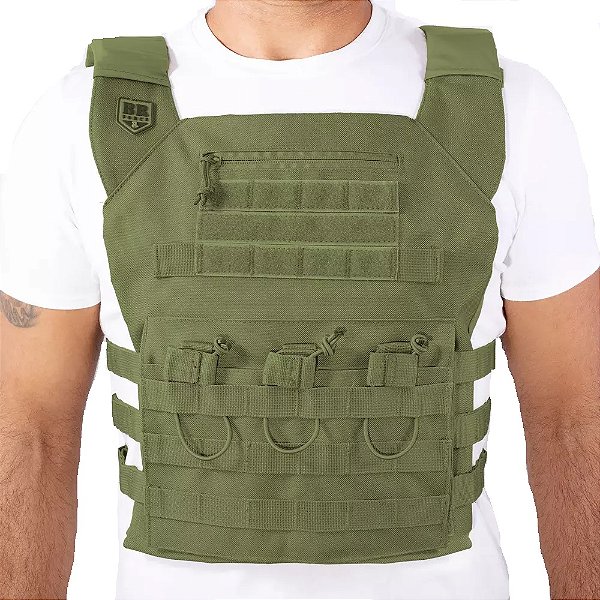 Plate Carrier BRFORCE Couraca - Verde Oliva