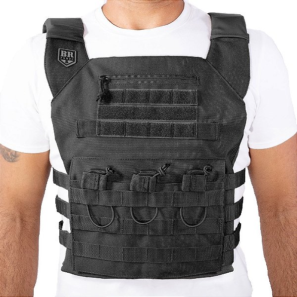 Plate Carrier BRFORCE Couraca - Preto