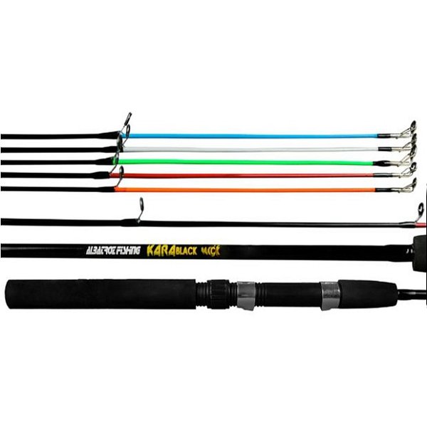 Vara Albatroz Kara Black  8-16Lbs 5 0 (1,50M) Molinete (2 Partes)