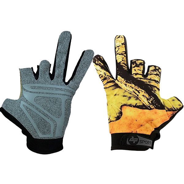 Luva Sport Albatroz Meio Dedo YL013 Florest - XXXL