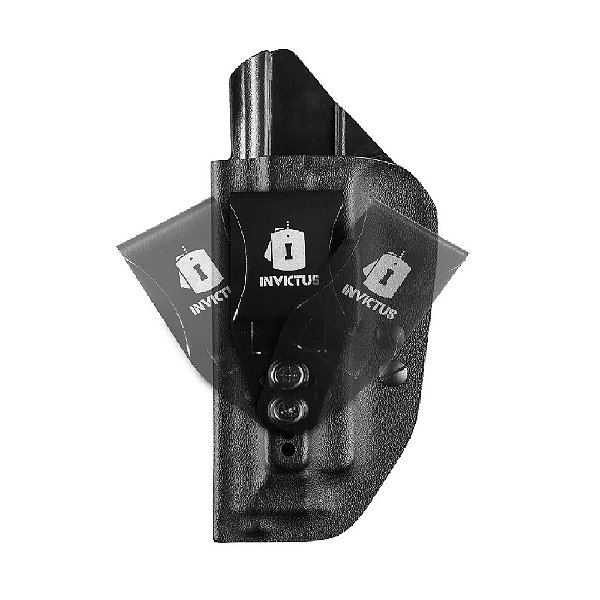 Coldre Invictus Kydex IWB Canhoto Taurus Série 100 - Preto