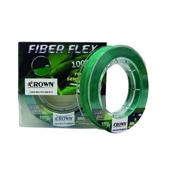 Linha Multi Crown Fiber Flex 8X 100m