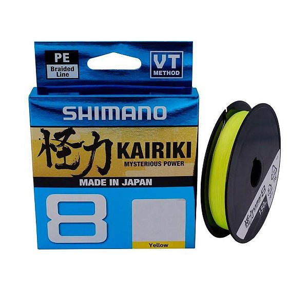 Linha Multi Shimano Kairiki 8X 150m - Amarelo