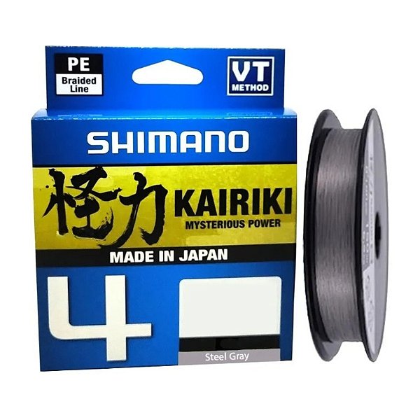 Linha Multi Shimano Kairiki 4X 150m - Cinza