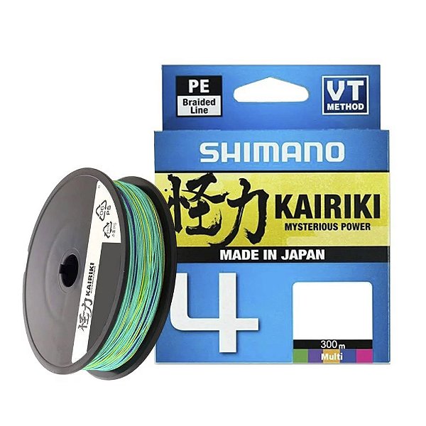 Linha Multi Shimano Kairiki 4X 300m - Color