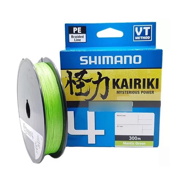 Linha Multi Shimano Kairiki 4X 300m - Verde