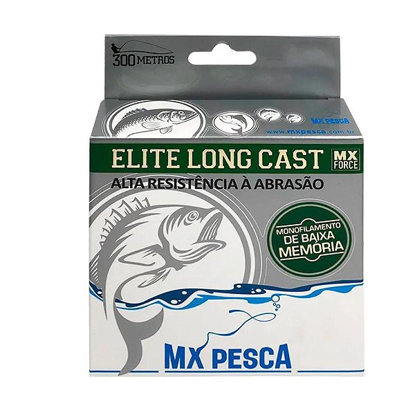Linha Mono MX - Elite Long Cast Verde Escura - 300m