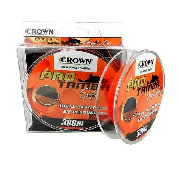 Linha Mono Crown Pro Tamba Orange - 300m