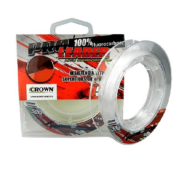 Linha Fluorocarbonocarbon Crown Pro Leader