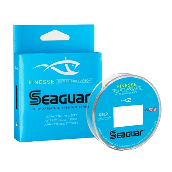 Linha Fluorocarbon Seaguar Finesse - 137m
