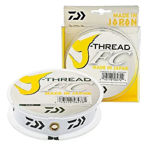 Linha Fluorocarboncarbon Daiwa J-Thread FC - 50m