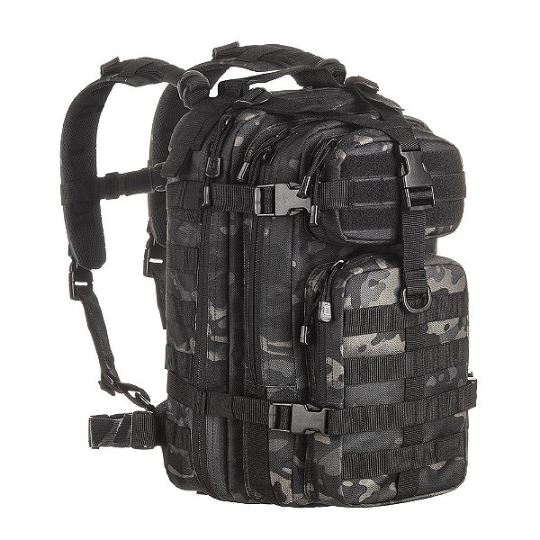 Mochila Invictus Assault - Cam. Warskin Black