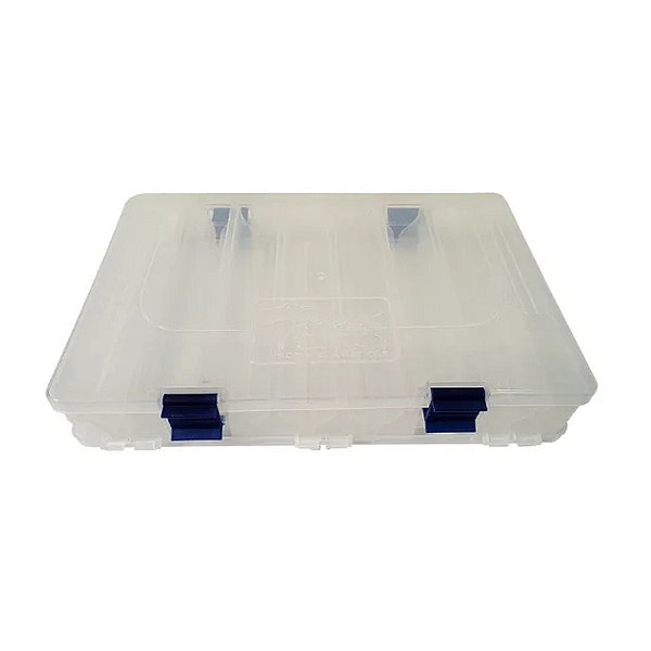 Estojo Yara - Duplo Transparente - Preto
