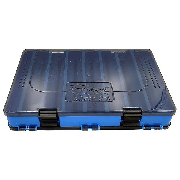 Estojo Yara Duplo Colorido - Azul