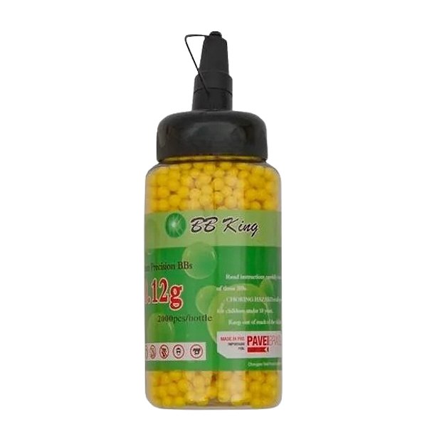 Esferas BB King 6mm - 12g - Amarelo - 2000un