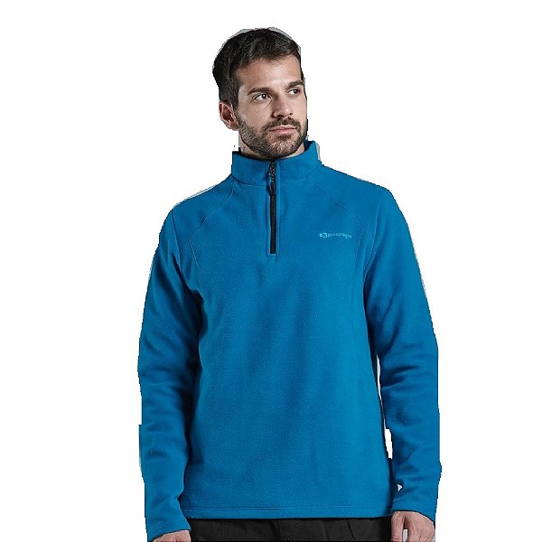 Blusão Fleece Galapagos Makalu - Turquesa