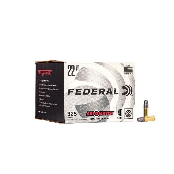 Municao .22 LR Federal Champion Automatch RN