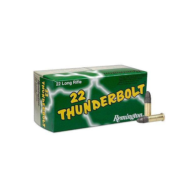 Municao .22 LR Remington HV Thunderbolt 40GR RN